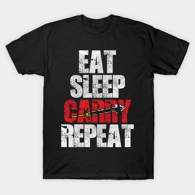 Eat Sleep Carry Repeat T-Shirt by WinterWolfDesign